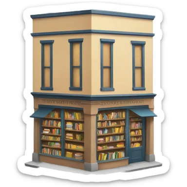 Bookshop  sticker