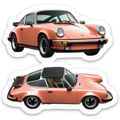 Porsche 911 1976 sticker