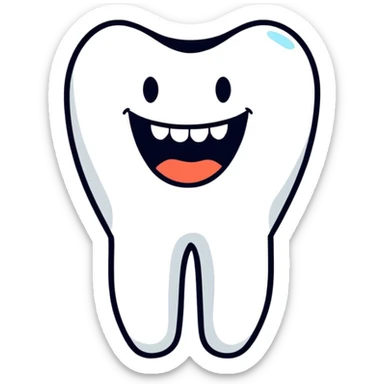 Hayes missing bottom tooth  sticker