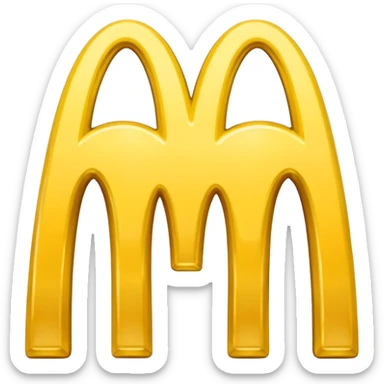 McDonald’s logo  sticker