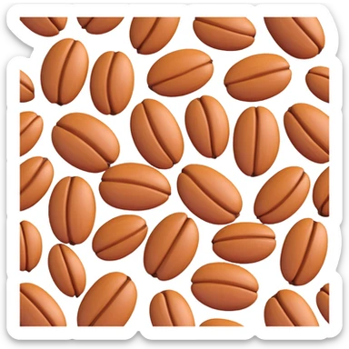 pecan halves, two or three, deep brown, grooved, curved, slightly glossy, visible ridges, warm nutty tones, small cluster, no shell, no background, clean 3D, soft lighting, transparent background, emoji scale sticker