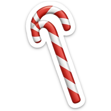 candy cane regular stripes sticker