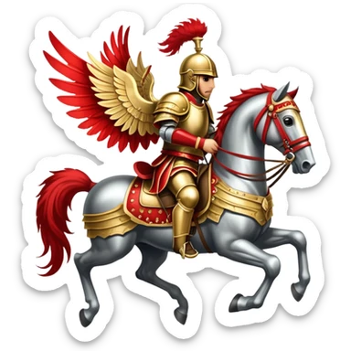 Winged hussar sticker