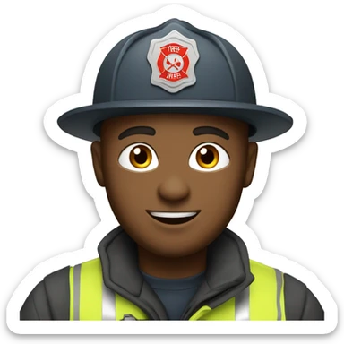Corey fire fighter sticker