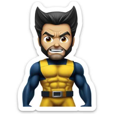 Wolverine X-men sticker