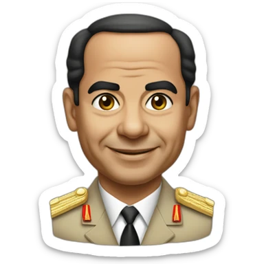 Abdel Fattah El-Sisi President of Egypt sticker