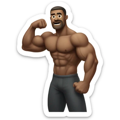 Strongman sticker
