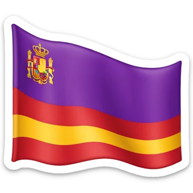 bandera republicana española sticker
