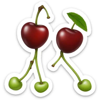 two Cherries sticker