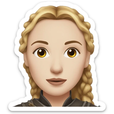 jodie comer medieval sticker