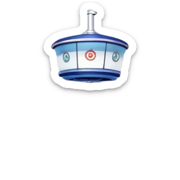 please, An icon featuring the curling rink, with its distinctive circles, and a vibrant crowd in the stands. Snowflakes fall outside the arena, and bright lights illuminate the ice. a curling stone sliding across the ice, with a broom nearby. Transparent background. sticker