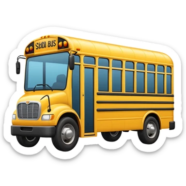 international school bus sticker