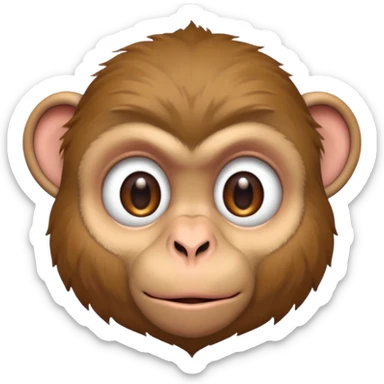 Macaque sticker