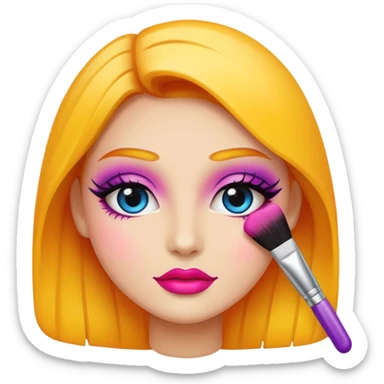 maquillaje sticker