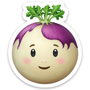 turnip no face sticker