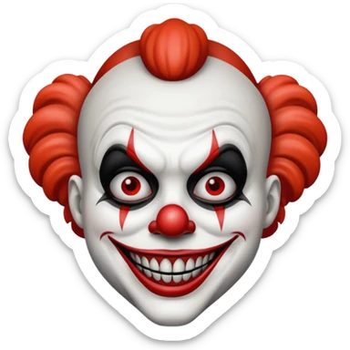 Art the clown Terrifier movie sticker