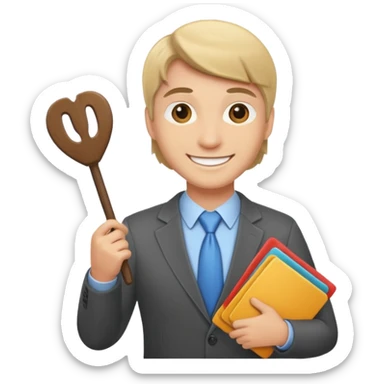 marketing agent with props

 sticker