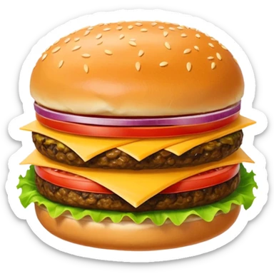 Crabby patty sticker