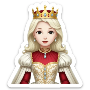 HEADLESS QUEEN WITHOUT HEAD sticker
