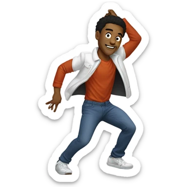 Justin Jefferson doing the griddy dance  sticker