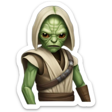 Kit Fisto Star Wars jedi sticker