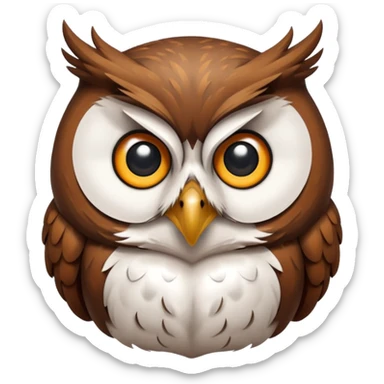 Desperate owl sticker
