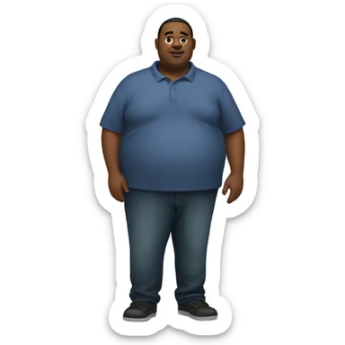 800 lb man sticker