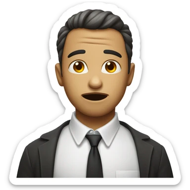 A biting lip emoji could convey nervousness, anticipation, or playful flirtation—adding nuance to emotional expression. sticker