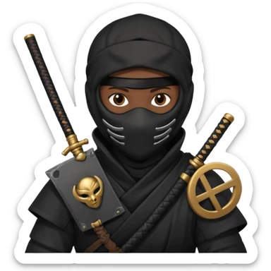 🥷🏾 usando este emoji crea otros que tengan los simbolos del zodiaco sticker