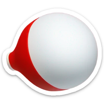 Ping pong ball in air on way into red solo cup sticker