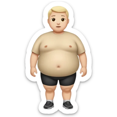 SUPER STATICY AND SUPER FUZZY IMAGE OF A SUPER BIG AND SUPER SMALL SUPER FAT AND SUPER SKINNY sticker