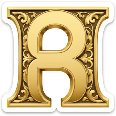 The gold inscription "Helga" in large letters sticker