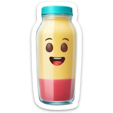 A clean healthy smoothie  sticker