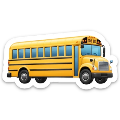 international school bus sticker