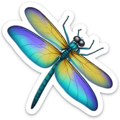 dragon fly sticker