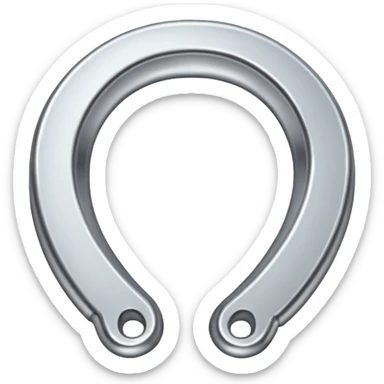 Horse shoe sticker