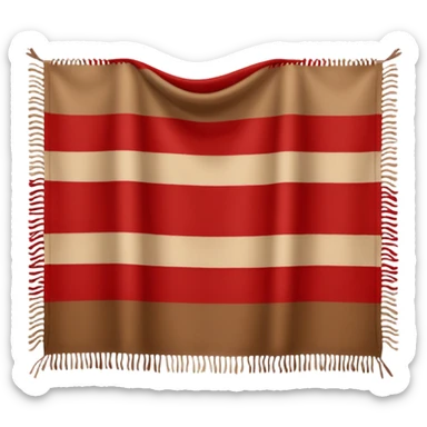burberry type scarf sticker
