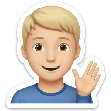 A boy showing right cheek to her mother asking for a gentle playful slap only boy no picture of mother included in emoji
Give side view of right cheek sticker