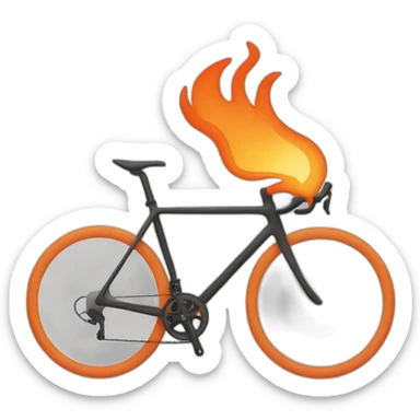 strava flame sticker