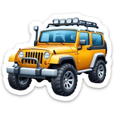 Jeep ascending Mt. Everest  sticker