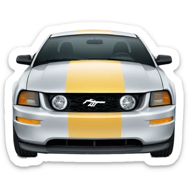 2001 ford mustang ne edge front  sticker