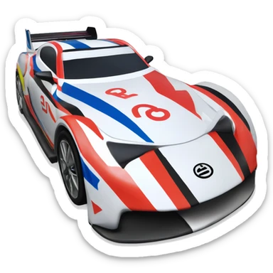 Radio Controlled Captain Rex themed 2013 Toyota 86 shaped like a Formula One race car with exposed wheels  sticker