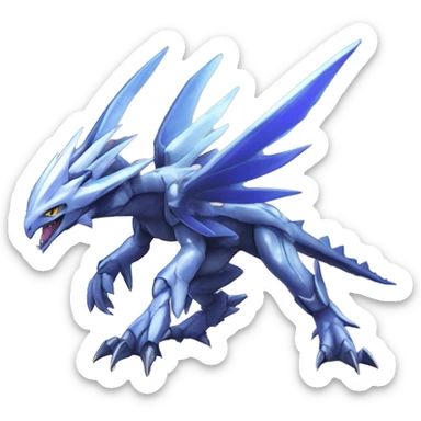  Cool Edgy Shiny Godly Ethereal Digimon-Genesect-Dialga-Reptile full body sticker