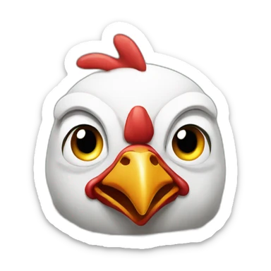 chicken freedom fighter for gaza sticker