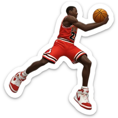 Air Jordan jump man logo sticker
