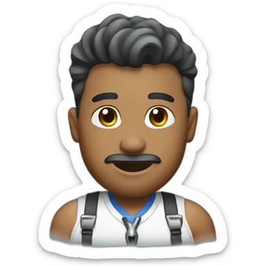 Open barbershop sticker