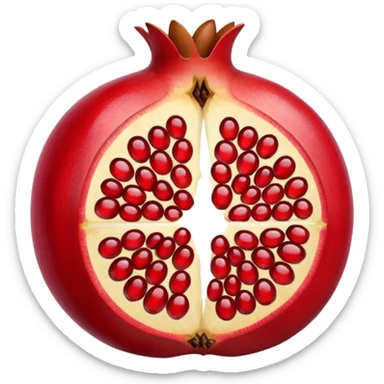 pomegranate is a fruit in the section sticker