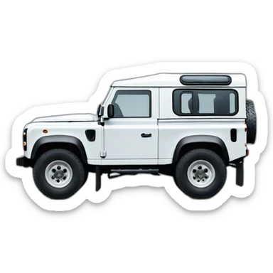 Land rover defender sticker