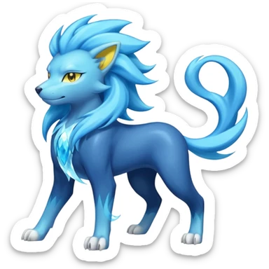 Luxray-Suicune-Amaura-Manectric-fusion sticker