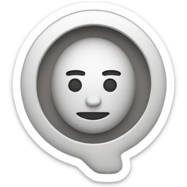 A stickman with a plus Sign as head sticker